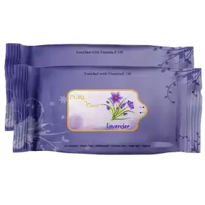 Lavender Cleansing Wet Wipes - Pure by Oasis